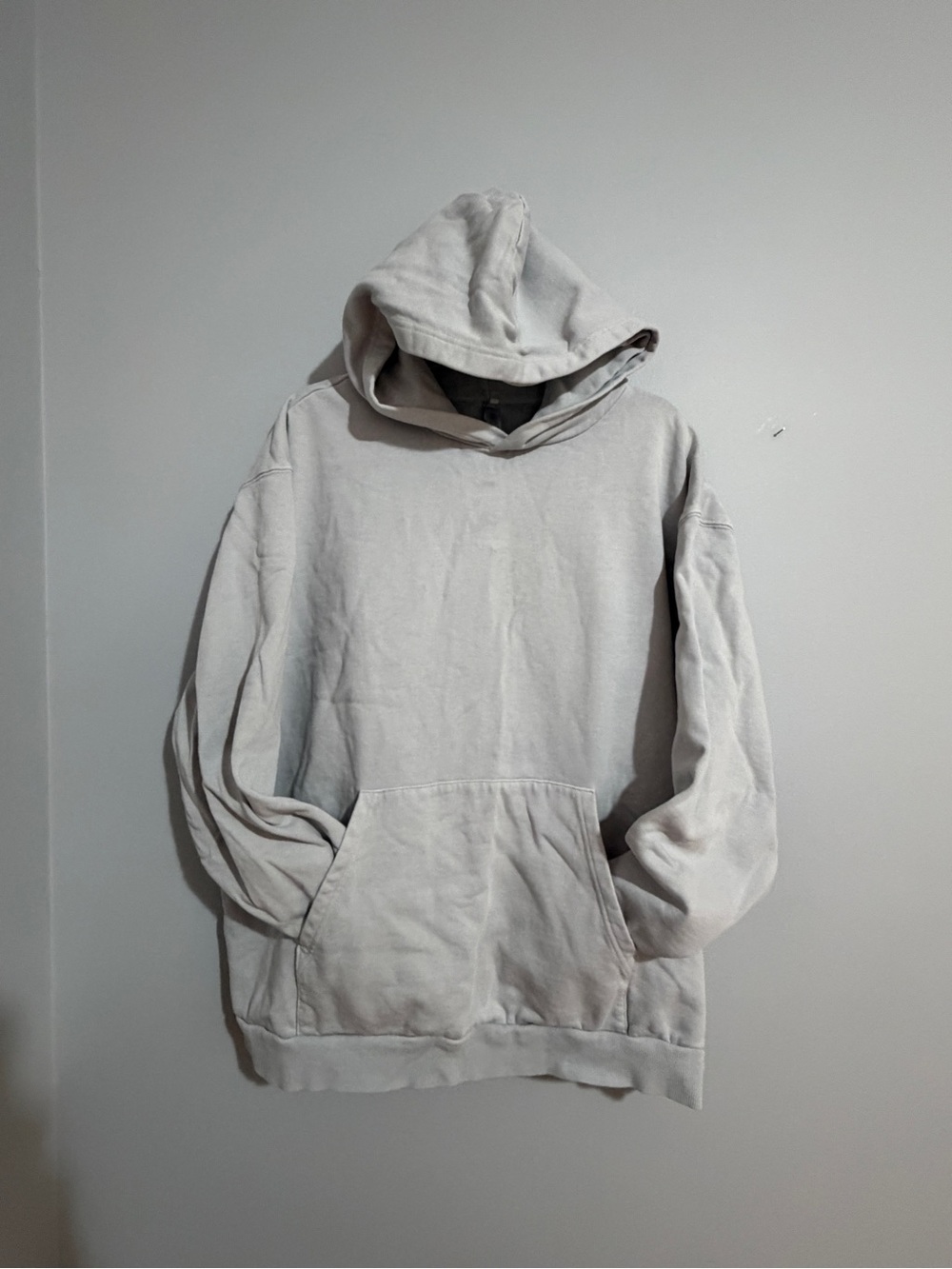SKIMS Men's Hoodie - Light Gray- Large
